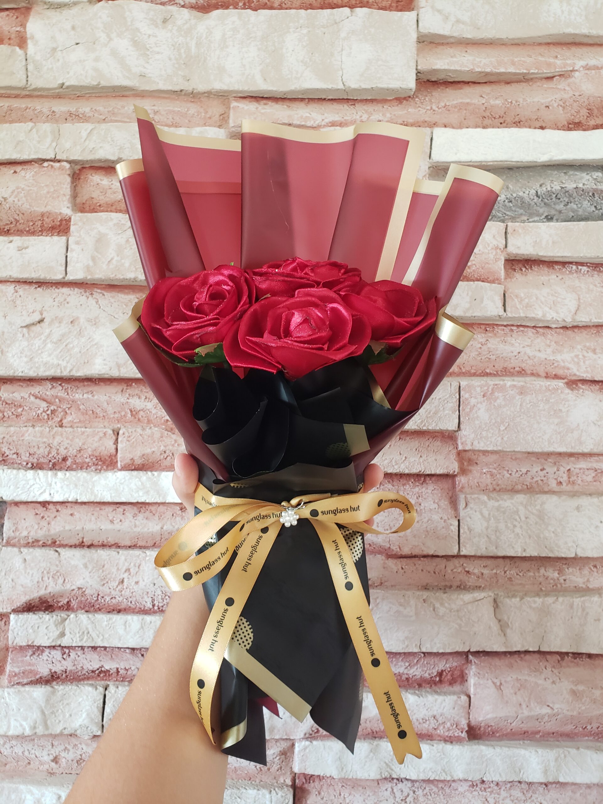 Ramo de 5 rosas eternas