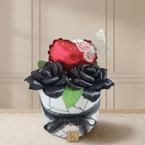 Mini caja globo de corazon