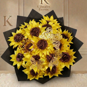 Ramo de 15 girasoles