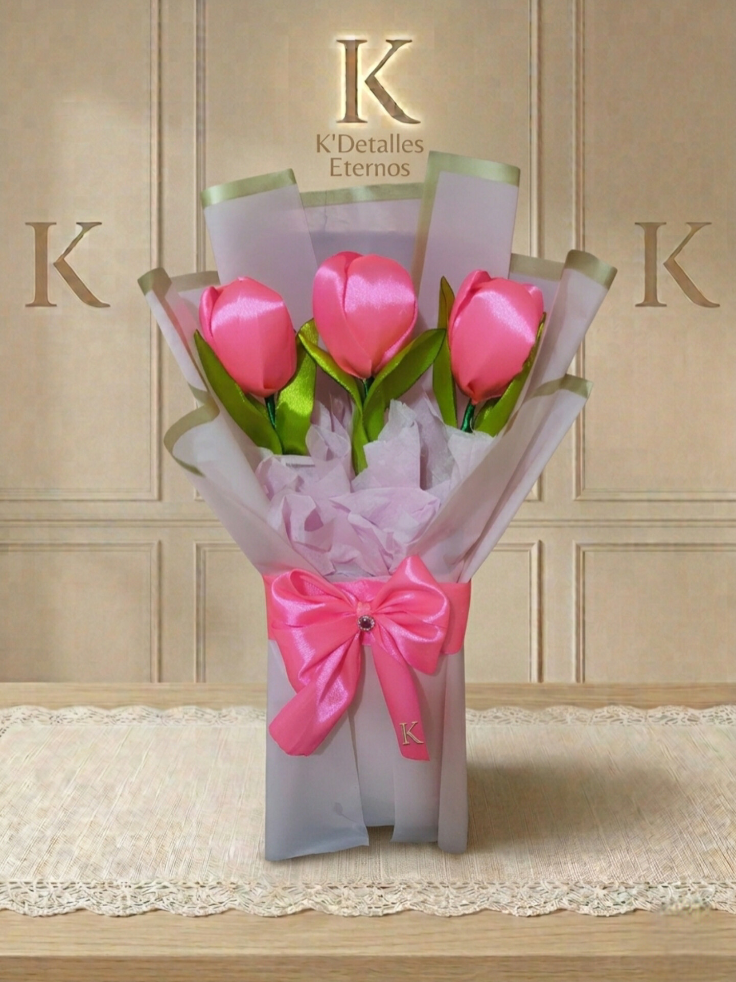 Ramo de 3 tulipanes